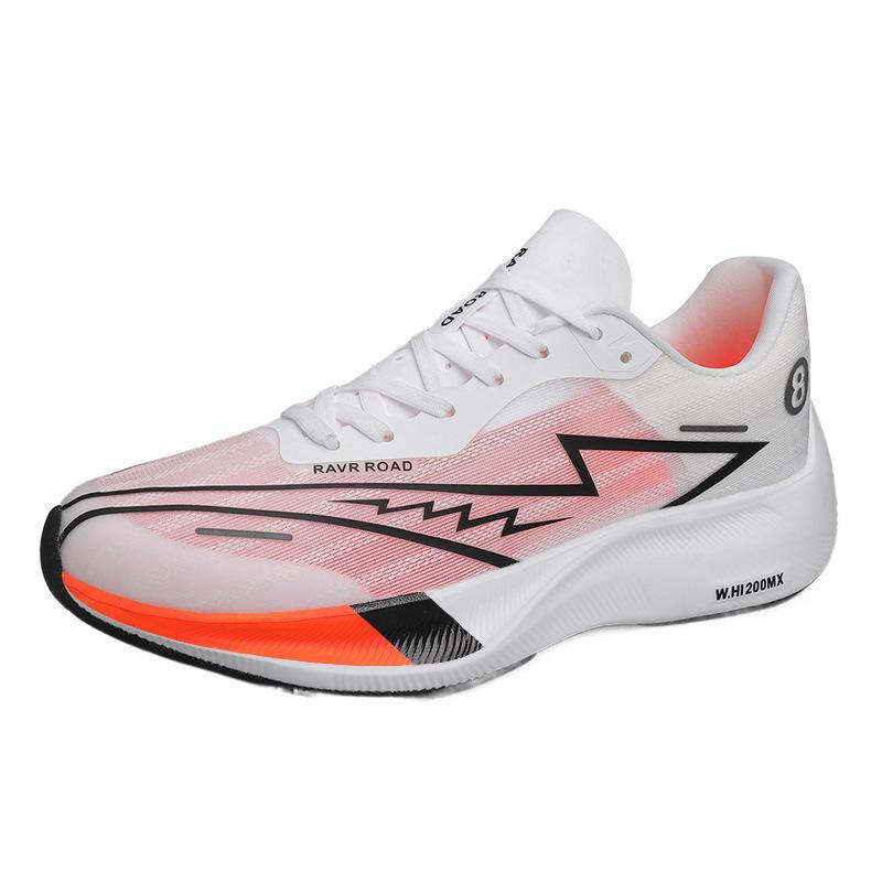 Running Shoes Full Palm Carbon Board Racing Shoes Mesh Student Running Shoes Young Couple Sports Shoes
