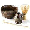Katakuchi Tea Bowl Set, Tea Ceremony Set, Matcha Tea Utensils Set, Tea Bowl, Tea Whisk Stand, Tea Whisk (100-piece Set), Tea Scoop, Bowl Bottom with