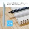 Шариковая ручка Mitsubishi Pencil Jet Stream Light Touch Ink 10 шт. Shell White 10P на масляной основе 0,7 SXNLS07.1