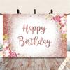 Happy Birthday Backdrop Banner Background Cloth Props Party Decorate