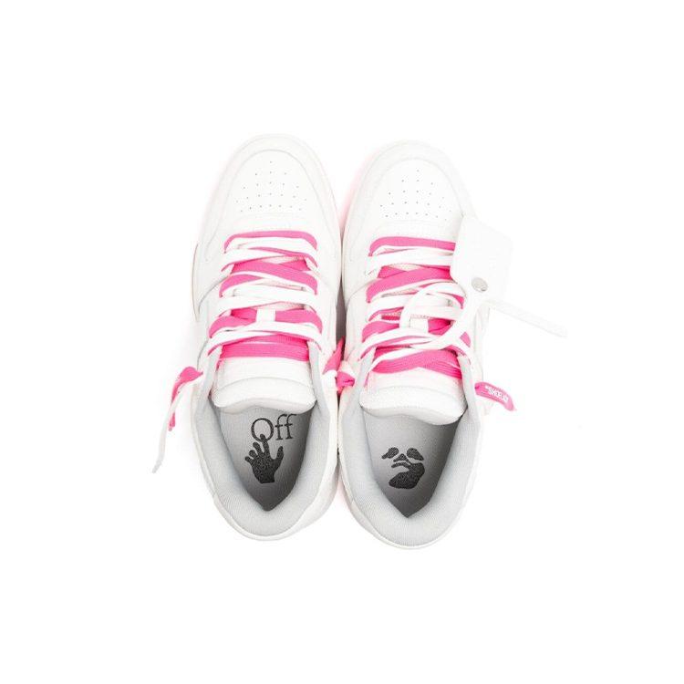 OFF WHITE Out Of Office Low Special Белый Фуксия Женские OWIA259S23LEA0040132
