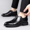 Men's Fashion Trends Leather Loafers Shoes Men's Formal Party Business Negotiation Social Office Shoes Comfort Round Toe Shoes