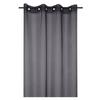 Voilage - Mona - 135 X 260 Cm - 100% Polyester - Anthracite - Œillets Métalliques