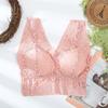 Elegant Women Seamless Lace Sports Bra With Push Up For Sexy Yoga Fitness