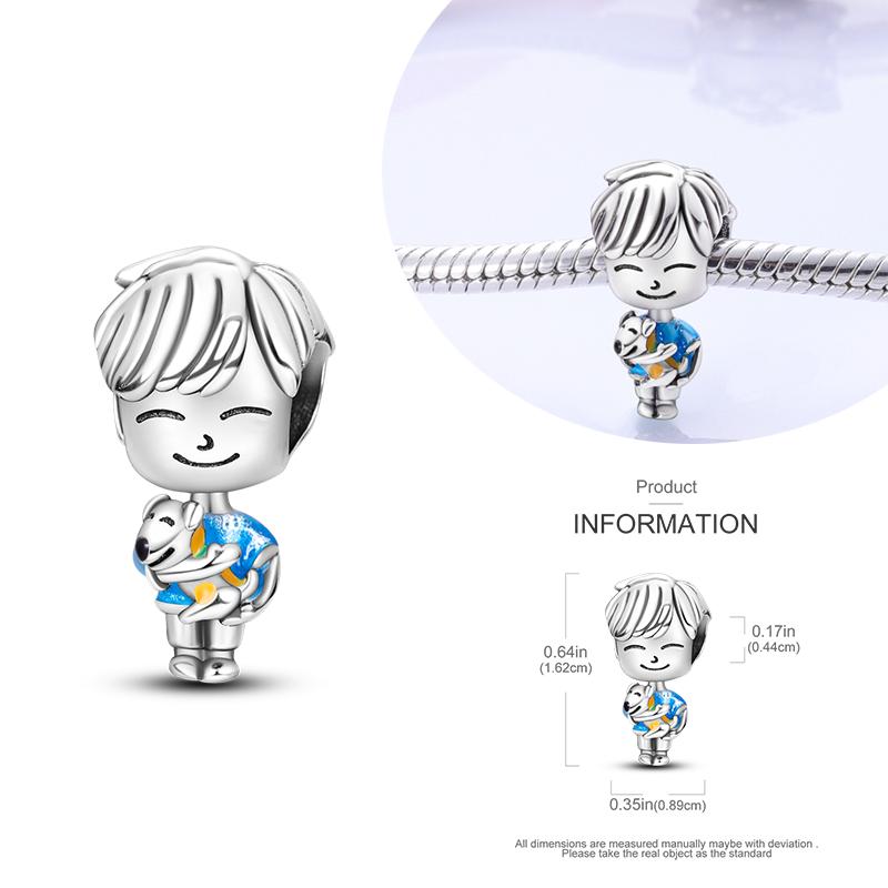 Charms Copper Beads For Women Fit Original Bracelet Animals Diy Pendants Jewelry