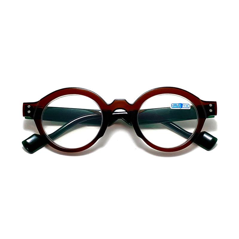 New Fashionable Reading Glasses Women Trendy Anti Blue Light Correction Prescription Eyeglass Men +1.0 +1.5 +2.0 +2.5 +3.0 +3.5