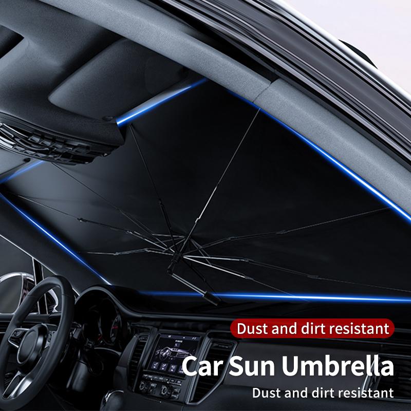 Car Front Windshield Sunshade Umbrella Summer Sun Protection For VW Passat Golf Tiguan Polo Scirocco Jetta CC T-ROC Touareg zk4