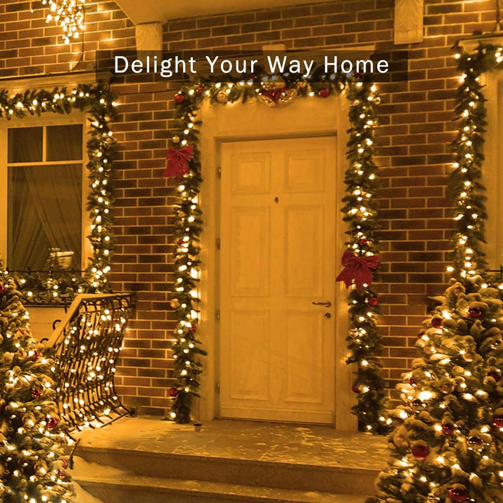 JOYBLISS Outdoors Солнечная гирлянда 200 светодиодов 8 режимов Водонепроницаемая солнечная лампа для сада, свадьбы, вечеринки, Дня святого Валентина, рождественской елки, дома LM