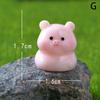 1Pc Mini Luminous Resin Swimming Circle Animal Micro Landscape Ornament Glow In The Dark Miniature Figure DIY Dollhouse Decor