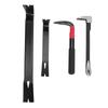 4 Pcs Nail Puller Pry Bar Set Multi Functional High Hardness Nail Puller Flat Crowbar for Home