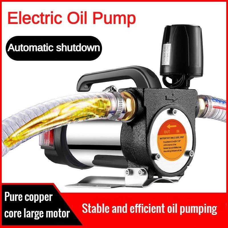 990W Portable Automatic Start Stop Electric Diesel Pump High Power Self Priming Electric Oil Extraction Pump