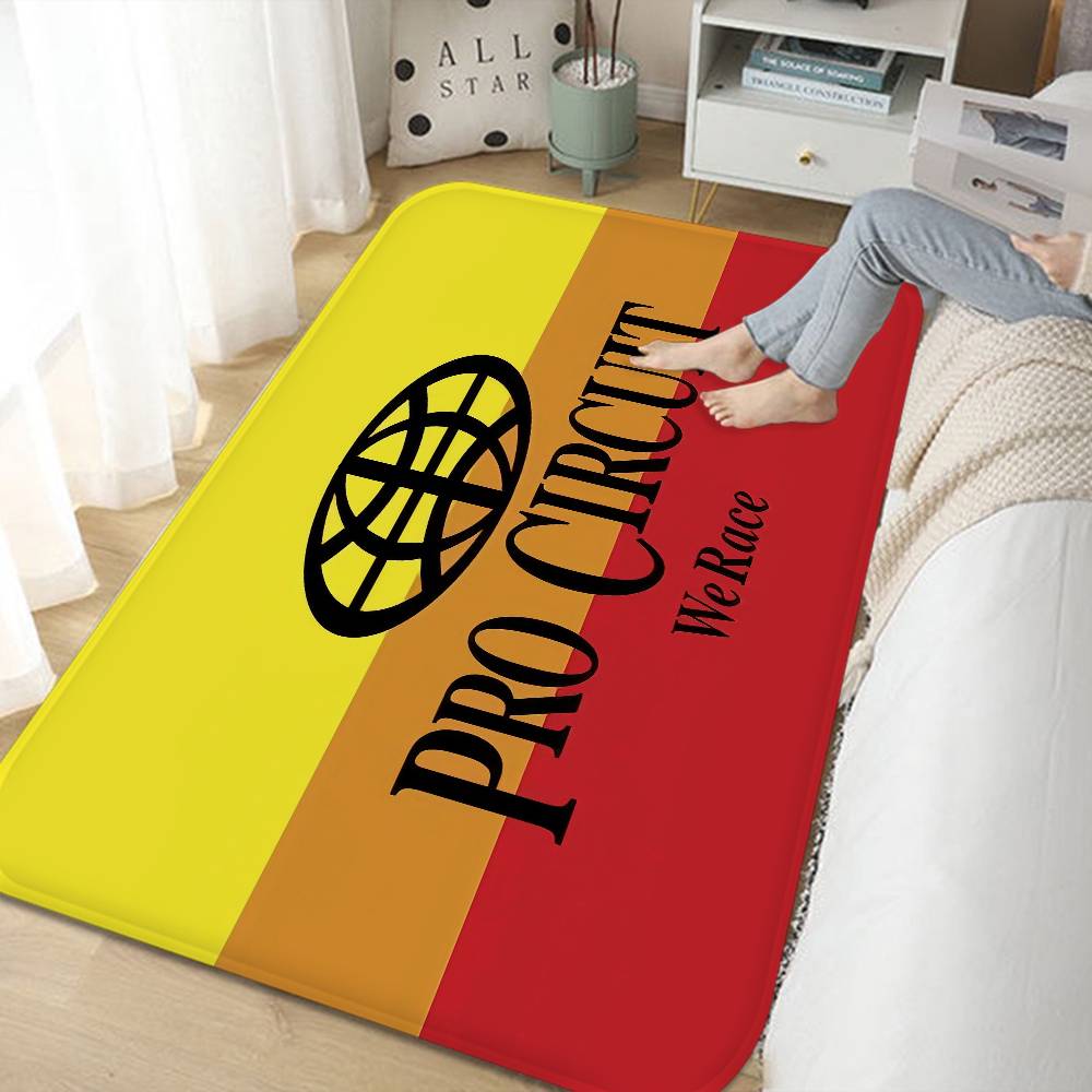 Motorcycle Garage Pro Circuit Room Mats Retro Multiple Choice Living Room Kitchen Rug Non-Slip Welcome Rug