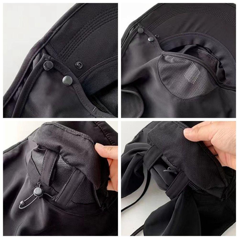 Дышащая защитная маска для лица, защитная от ультрафиолета, повседневная защитная шляпа для лица и шеи для мужчин/женщин