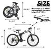 X9 21-Speed Professional Full Suspension Mountain Bike– 26” MTB with Dual Disc Brakes HeavyDuty Steel Frame for Ultimate Control