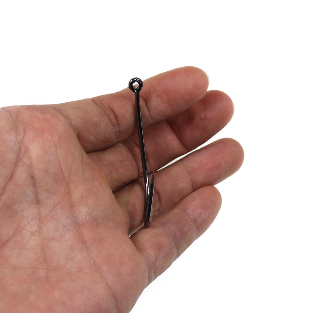 Стальные крючки для рыбалки, 50 шт