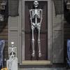 Halloween Skeleton Decoration Realistic Plastic Human Bone Figurine with Posable Joints