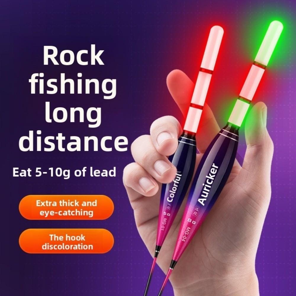 Индикаторный свет Поплавок Буй Удар Камень Рыбалка Поплавки 2025 Электронный Рыболовный Поплавок Короткий Хвост