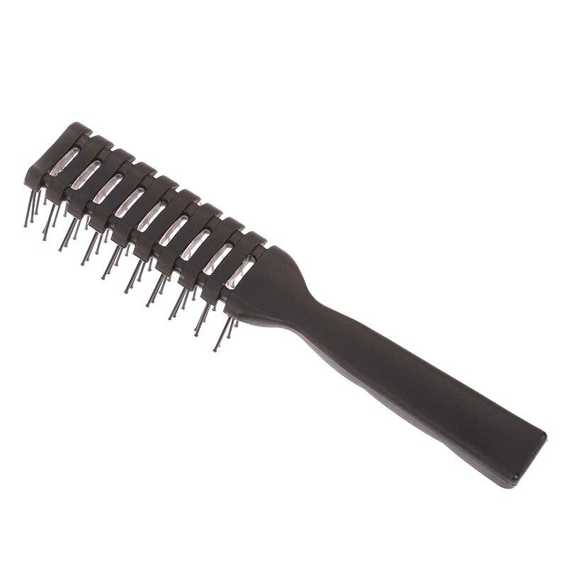 Расческа для укладки прямых вьющихся волос, устойчивая к высоким температурам, антистатическая расческа для массажа головы, расческа для запасных ребер, пластиковая расческа с масляной головкой
