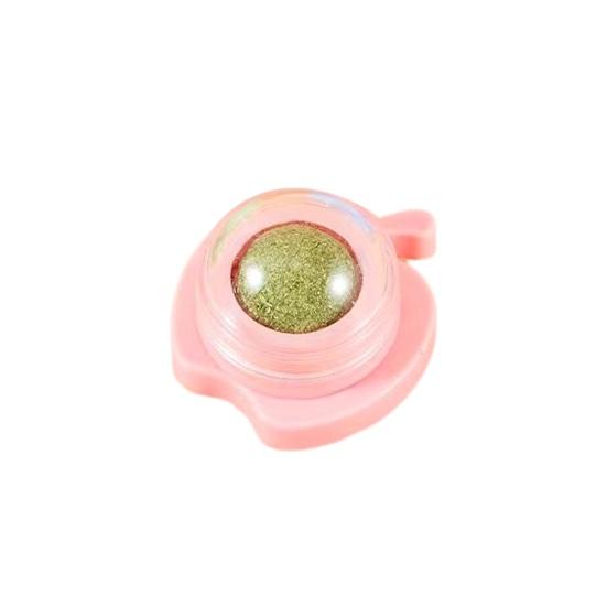 Мяч из кошачьей мяты Настенная присоска Игрушки для кошек Вращающаяся игрушка из кошачьей мяты Клейкая интерактивная игрушка в форме фруктов с пыленепроницаемой крышкой Способствует здоровью полости рта Игрушка для облизывания