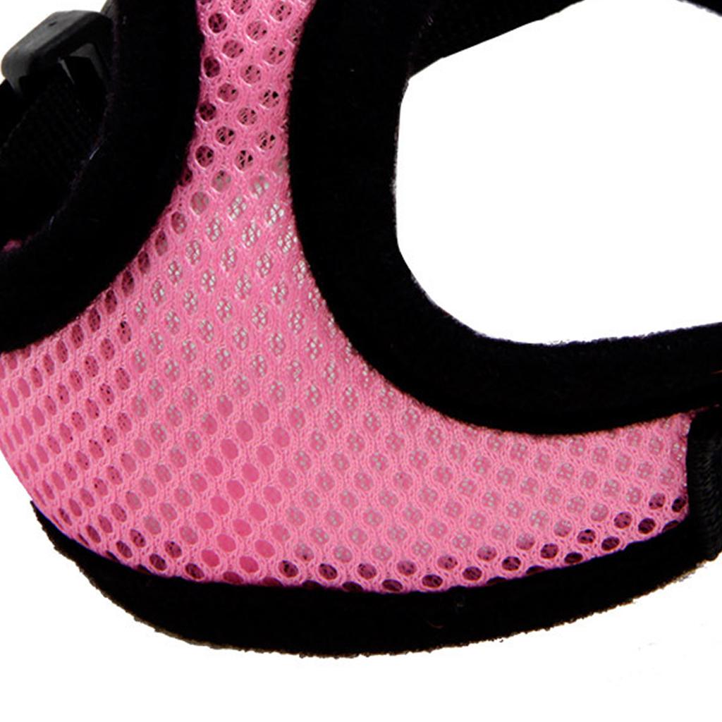 Dog Harness with Leash Mesh Cloth Adjustable Soft Breathable Pet Vest for Outdoor Training and