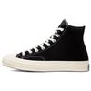Beyond Retro X Chuck Taylor All Star 1970s High-Top Canvas Shoes for Men and Women In Black and Red