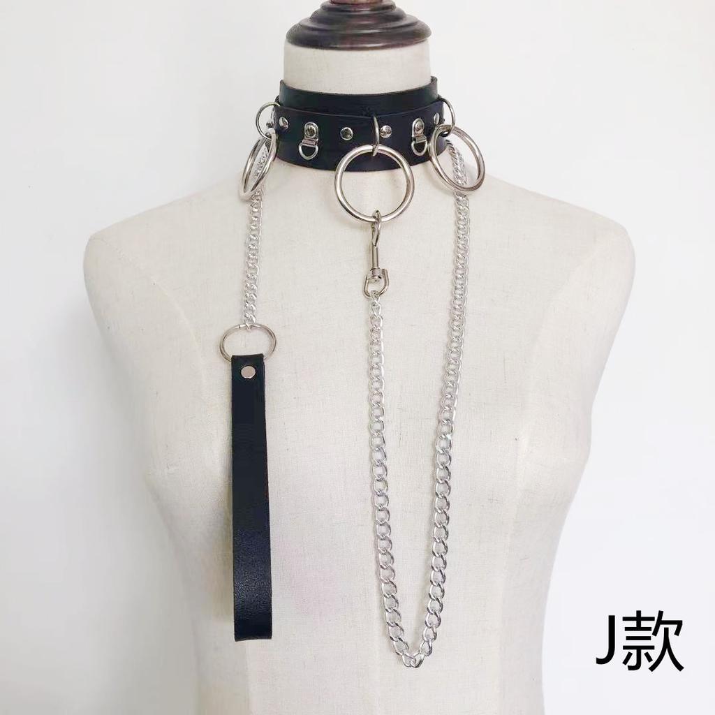 Модное панк-готическое винтажное ожерелье с кожаным воротником, готическое сердце, подвески