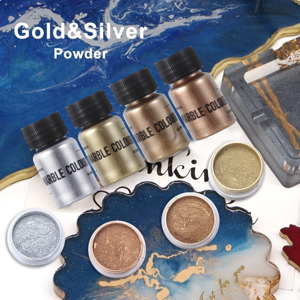 Resin Gold&Silver Powder Colorant Pearl Pigment Jewelry Making Accessories Resin Dye Resin Filler