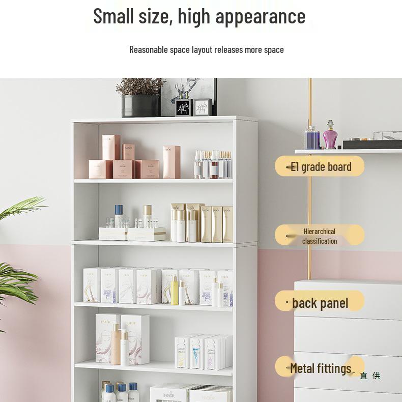 Minimalist Modern Cosmetic Display Cabinet for Beauty Salons