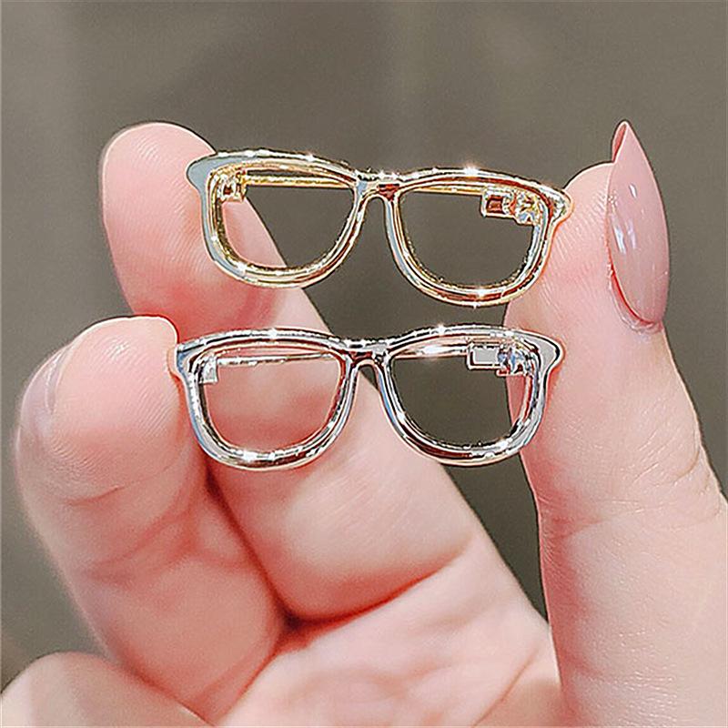 Cute Hollow Little Glasses Brooch Badge Clothing Accessories Jewelry Brooch Pins