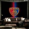Custom Name FC Basel Printed Tapestry – Wall Hanging for Bedrooms, Dorms, and Home Decor