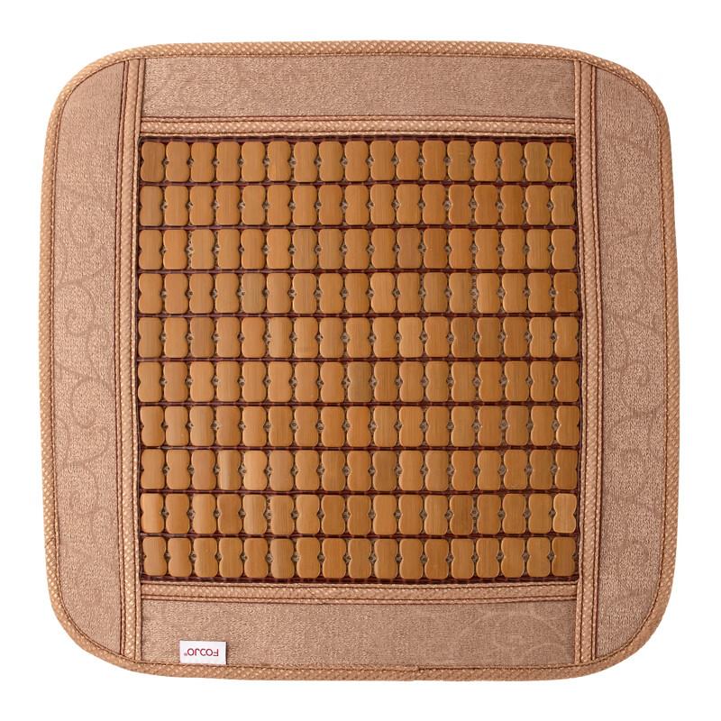 Foojo Bamboo Mat, Mahjong Cooling Mat, Chair Pad, Summer Cooling Mat, Ventilated And Breathable, for Car And Office Use, Seat Cushion, 42cm
