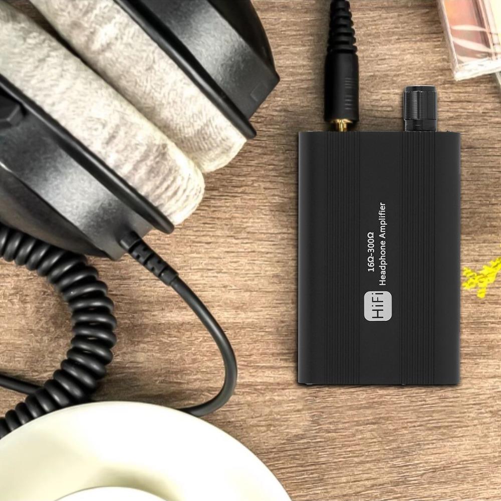 Портативный HiFi Усилитель для Наушников Amp 3,5 мм Усилитель Гарнитуры Двухступенчатый GAIN