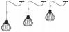 Hanging Lamp, Ceiling Chandelier, Wire Shade, Led
