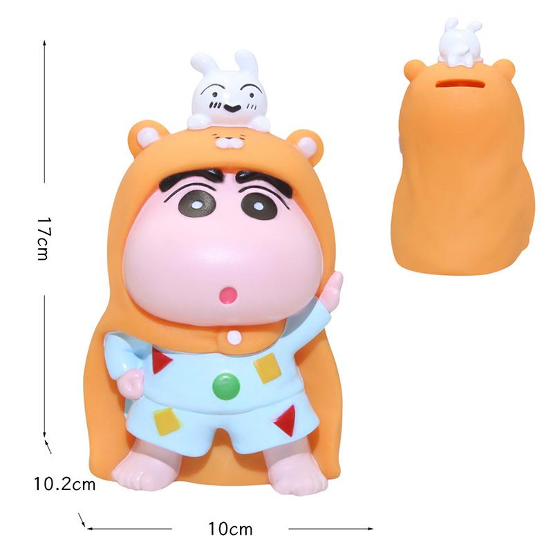 Аниме Crayon Shin-Chan Фигурка Копилка ПВХ Модель Статуэтка Кукла Копилка Декор Стола Подарки Игрушки