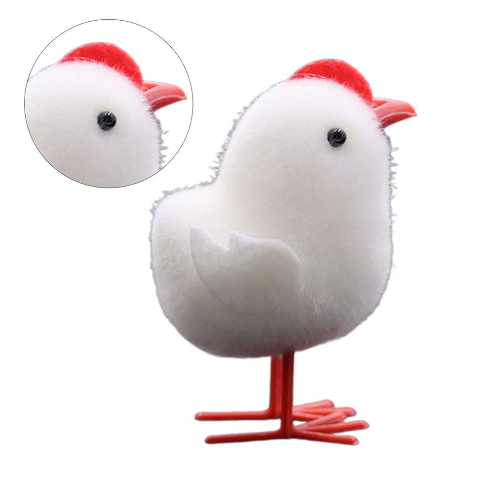 Игрушечный цыпленок Милый Ручной работы Курица Пасхальный Настольный Декор Праздничный Реквизит для Фото для Дома Стол Полка Декор Орнаменты
