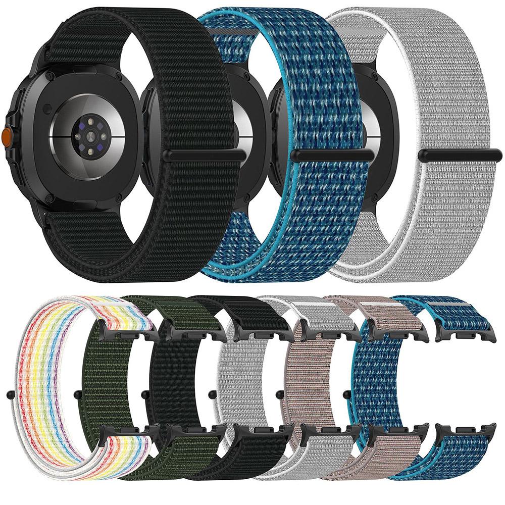 Band for Samsung Galaxy Watch 8 44mm 40mm Classic 46mm Nylon Loop Sports Breathable Correa Bracelet Galaxy Watch8 Strap