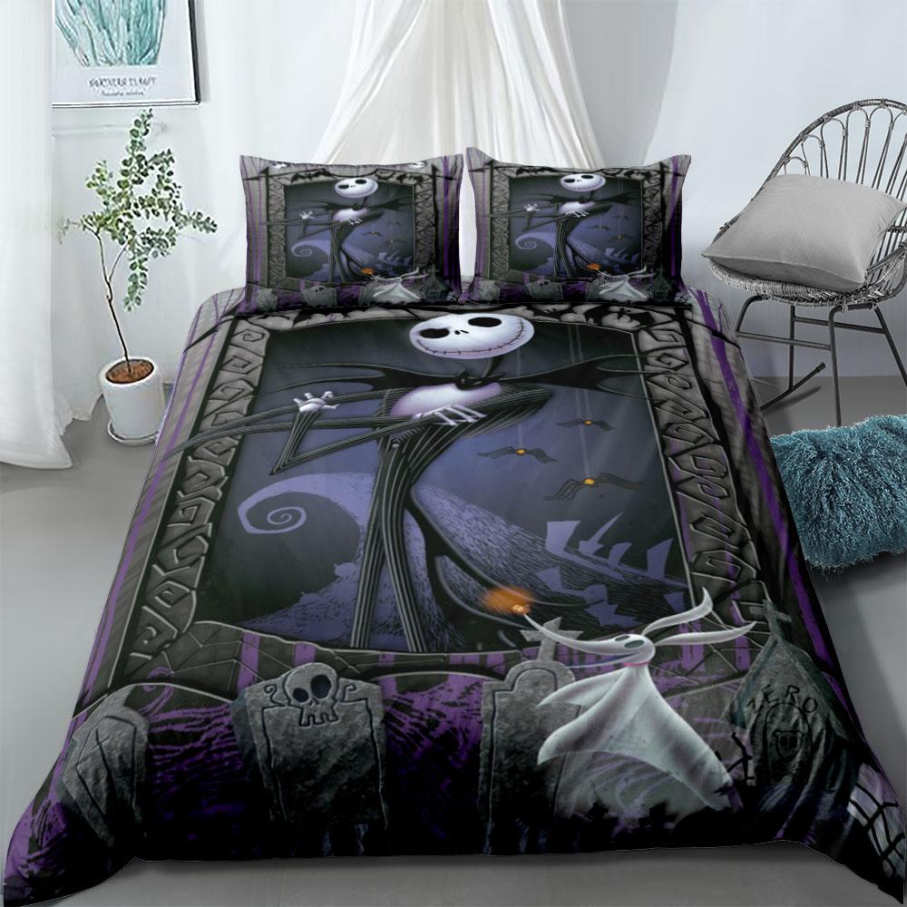 Комплект пододеяльника Scream Horror Night King Queen Double Full Twin Single Size Комплект постельного белья