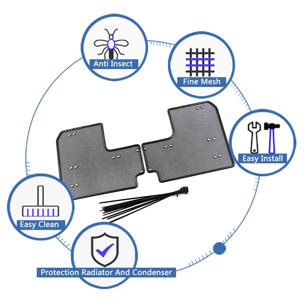 Для Hyundai Tucson передние грили, сетка от насекомых, защитная крышка конденсатора радиатора, защита от насекомых, песка