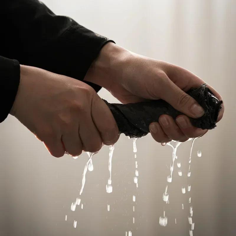 Водопоглощающее чайное полотенце, чайная ткань, утолщенная скатерть для журнального стола, чайная посуда в стиле дзен, полотенце, хлопчатобумажная льняная тряпка, аксессуары для чайного стола