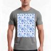 Ocean Life Blue Tshirt Summer Casual Cotton Tee Oversized Streetwear Tops Vintage Graphic Print Loose Fit Short Sleeve