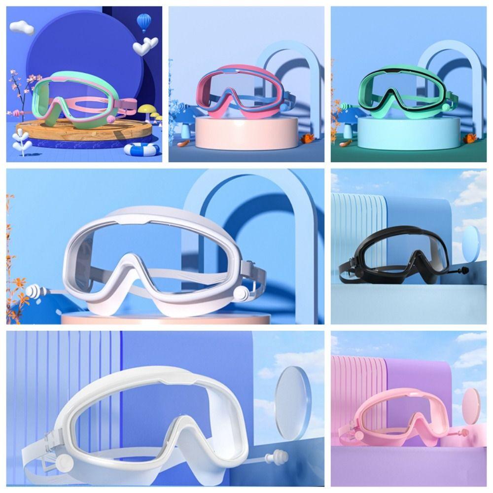 Wide View Swim Glasses Anti Fog Diving Eyewear Diving Swimming Goggles  Swimming Pool