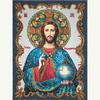 5D DIY Full Round Diamond Painting Jesus Christ Embroidery Cross Stitch Rhinestone