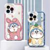 Мягкий прозрачный чехол с мультяшным принтом для iPhone 12 Pro Max, 7/8, X, XS.