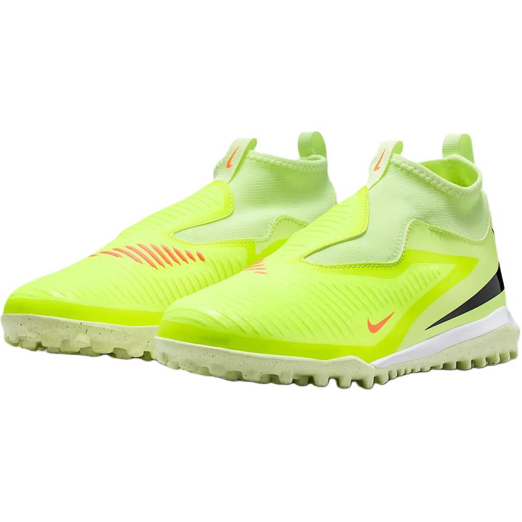 Nike Jr. Phantom 6 High Academy GS Hyper Crimson/Limelight/Black Kids Sneakers Green HQ2049-800