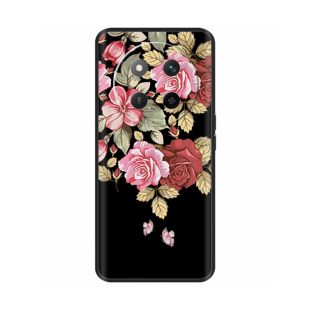 Роскошный Чехол Для Honor X60 5G Чехол Para Силикон Печать Животное Мягкие Чехлы для Телефона для Huawei Honor X60 Pro Цветы Расписные