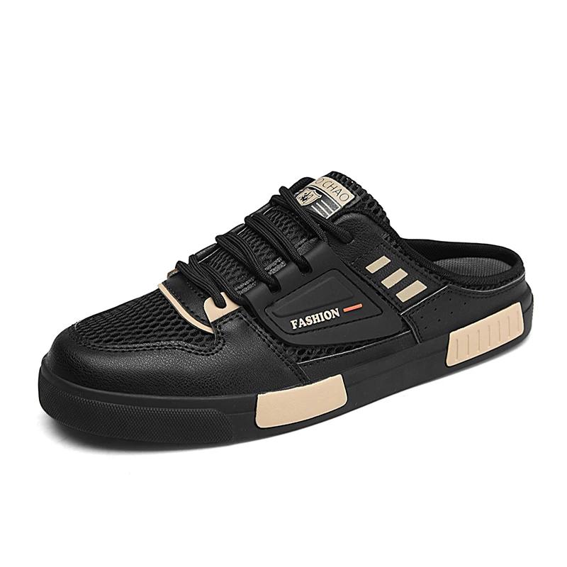 Мода 2024 Лето Мужская повседневная обувь Модные мужские полутапочки Мужская спортивная обувь Брендовая обувь Тапочки мужские Zapatos De Hombre