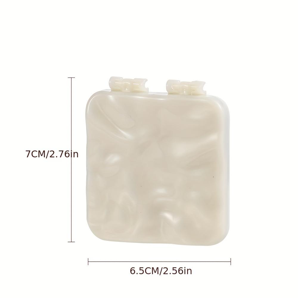 1 маленькое ручное двустороннее зеркало - разработано для женщин, это складывающееся вручную зеркало для тела и практичное настольное вертикальное зеркало для макияжа