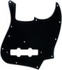 Fender Pure Vintage Pickguard, Jazz Bass '70s, 10-Hole Mount, Black, 3-Ply