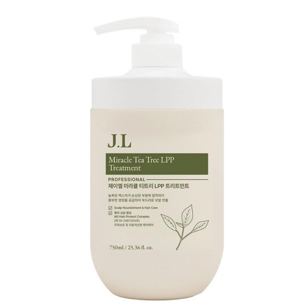 JL Miracle Tea Tree LPP Treatment for Hair Loss Functional, Hair Loss Relief, Repair of Severely Damaged Hair, Brewer's Yeast, NC 1 pcs 750ml