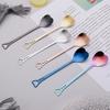 Stainless Steel Coffee Spoon Lovely Cute Heart Shape Teaspoon Dessert Snack Scoop Ice Cream Mini Spoons Tableware Kitchen Tools